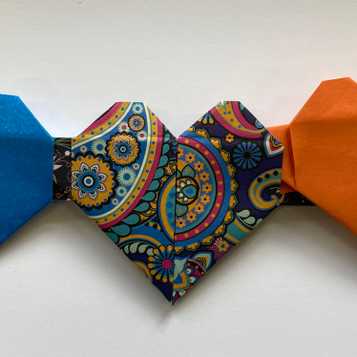 Origami hearts